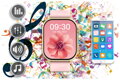 UNISEX INTELIGENTNÉ HODINKY GRAVITY GT15-7 - BLUETOOTH HOVORY, ĎALŠÍ REMIENOK (sg029g)