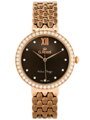 Hodinky G. ROSSI - 11775B (zg769f) rose gold/brown 