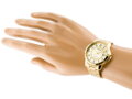 PÁNSKE ZLATÉ HODINKY CASIO MTP-V004G-9B (zd047a) + KRABIČKA