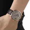 Dámske hodinky Emporio Armani AR9101L s hnedým koženým remienkom
