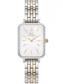 DANIEL WELLINGTON DÁMSKE HODINKY Quadro Lumine Beel 5-Link dvojfarebné DW00100671 + KRABIČKA (zw519g)