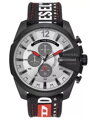 Pánske hodinky Diesel DZ4512 Mega Chief – čierno-strieborný chronogra
