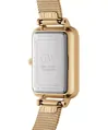 DÁMSKE HODINKY DANIEL WELLINGTON Quadro lisované Evergold Emerald 20mm DW00100561+ BOX (zw505m)