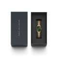 DÁMSKE HODINKY DANIEL WELLINGTON Quadro Pressed Melrose Emerald 20mm DW00100445+ BOX (zw505n)