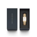 DANIEL WELLINGTON DÁMSKE HODINKY 24mm viazané 3-článkové DW00100703 + KRABIČKA