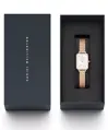 DÁMSKE HODINKY DANIEL WELLINGTON Quadro Lumine lisovaný klavír 20mm DW00100578 + BOX (zw519b)