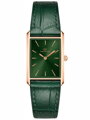 DÁMSKE HODINKY DANIEL WELLINGTON Viazaný Krokodíl Emerald Ružové zlato 22mm DW00100694 + KRABIČKA