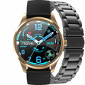 SMARTWATCH pánske G. Rossi SW012-4 gold/black  (sg007d)