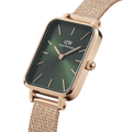 DÁMSKE HODINKY DANIEL WELLINGTON Quadro Pressed Melrose Emerald 20mm DW00100445+ BOX (zw505n)