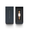 DÁMSKE HODINKY DANIEL WELLINGTON Quadro Lumine Bezel Melrose Pink DW00100669 + BOX (zw519j)