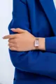 DÁMSKE HODINKY DANIEL WELLINGTON Quadro Lumine Bezel Melrose Pink DW00100669 + BOX (zw519j)