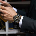 PÁNSKE HODINKY CURREN 8399 (zc016c - CHRONOGRAF + KRABIČKA