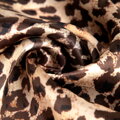 Dámska hodvábna šatka s leopardím vzorom Wittchen – béžovo-hnedá