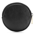 Čierna kožená mincovka Italy 21-2-033-1