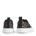Dámske kožené tenisky s leopardím vzorom 95-D-952-1