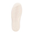 Dámske kožené sneakersy s prešívaným zvrškom krémové 99-D-508-0