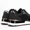 Dámske sneakersy čierne 99-DP-401-1