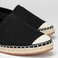 Textilné espadrilky s pletenou špičkou Wittchen – čierna