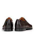 Pánske brogues z lícovej kože s perforáciou hnedé 99-M-305-4  