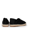 Textilné espadrilky s pletenou špičkou Wittchen – čierna