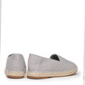 Textilné espadrilky s pletenou špičkou Wittchen – sivá