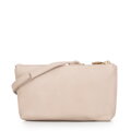 Crossbody z ekoskóry dwukomorowa beżowo - szara 29-4Y-607-8