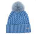 Dámska čiapka s lesklým brmbolcom – elegancia a komfort na zimu 101-HF-105-7