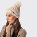 Dámska čiapka s lesklým brmbolcom – elegancia a pohodlie na zimu 101-HF-105-9