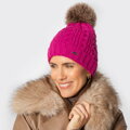 Dámska čiapka s brmbolcom – teplo a štýl na chladné dni 101-HF-016-P