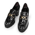 Croco lakované lodičky s prackou 97-D-108-1