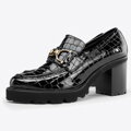Croco lakované lodičky s prackou 97-D-108-1
