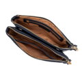 Dámska crossbody dvojkomorová s vreckom granátová 29-4Y-604-7