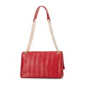 Dámska crossbody z ekokože dvojkomorová malá červená 100-4Y-419-3