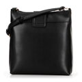 Dámska crossbody z ekokože s logom čierna 99-4Y-521-1  