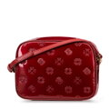 Dámska crossbody z lakovanej kože červená 29-4E-025-3