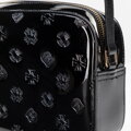 Dámska crossbody z lakovanej kože čierna 29-4E-025-1