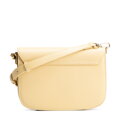 Dámska crossbody z prírodnej kože žltá 100-4E-214-Y