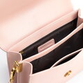 Dámska crossbody z prírodnej kože ružová 100-4E-214-P