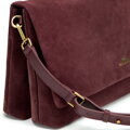 Fialová dámska crossbody kabelka Wittchen z prírodnej kože