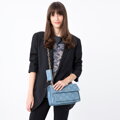 Dámska riflová crossbody kabelka Wittchen s monogramom 97-4Y-212-7