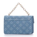 Dámska riflová crossbody kabelka Wittchen s monogramom 97-4Y-212-7