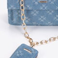 Dámska riflová crossbody kabelka Wittchen s monogramom 97-4Y-212-7