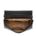 Dámska prešívaná crossbody kabelka s retiazkou čierna 99-4Y-427-1  