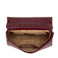 Dámska prešívaná crossbody kabelka s retiazkou bordová 99-4Y-427-3  