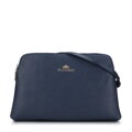 Dámska klasická dvojkomorová kožená crossbody kabelka Wittchen 29-4E-010-N
