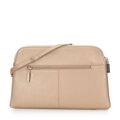 Dámska klasická dvojkomorová kožená crossbody kabelka Wittchen 29-4E-010-G