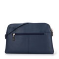 Dámska klasická dvojkomorová kožená crossbody kabelka Wittchen 29-4E-010-N