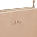 Dámska klasická dvojkomorová kožená crossbody kabelka Wittchen 29-4E-010-G