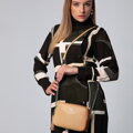 Dámska kožená crossbody kabelka Wittchen s retiazkou 29-4E-015-9