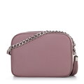 Dámska kožená kabelka typu crossbody s retiazkou 29-4E-015-F